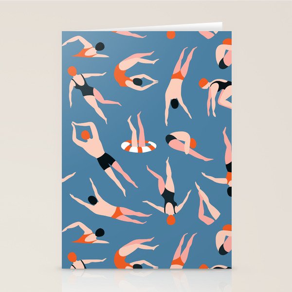Swimming pool Stationery Card Gallery Image 2
