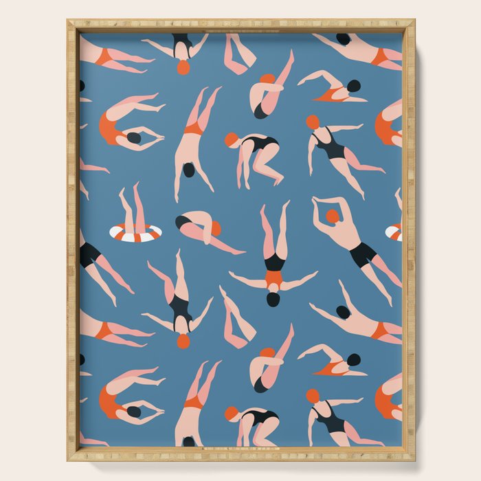 Swimming pool Serving Tray Gallery Image 1