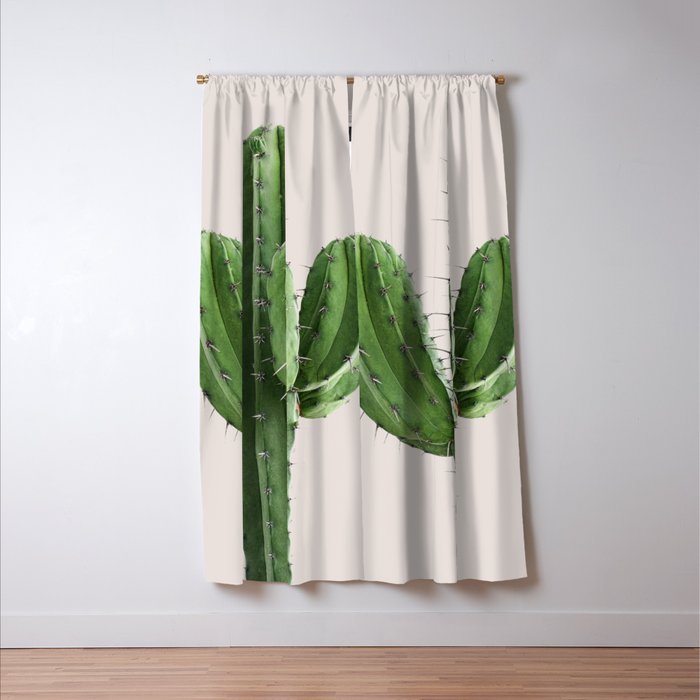 Cactus 4 Window Curtain Gallery Image 3
