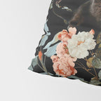 Cat and Floral Pattern II Pillow Sham Gallery Image 4