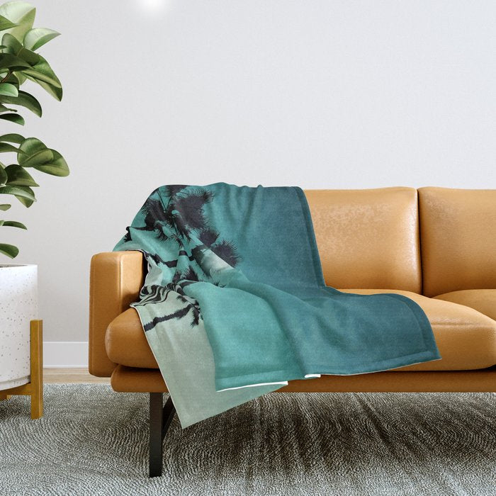 Sundowner - twilight Throw Blanket Gallery Image 1