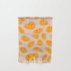 70s retro yellow smile face illustration  Wall Hanging Gallery Image 1