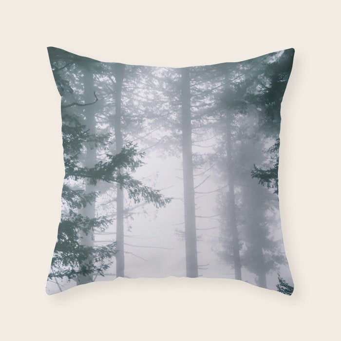 Moody Forest II Throw Pillow Gallery Image 6