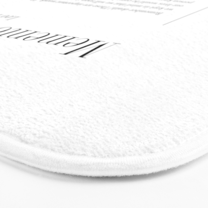 Memento Mori Quote by Leo Tolstoy Bath Mat Gallery Image 3