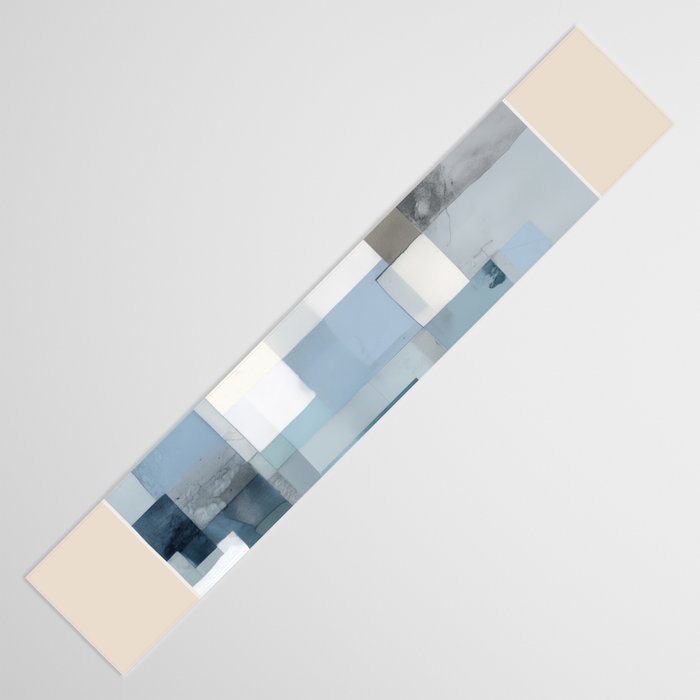 Soft Blue Forms III Table Runner Gallery Image 3