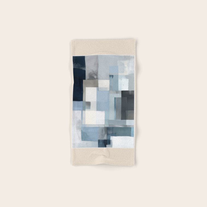 Soft Blue Forms III Bath Towel Gallery Image 1