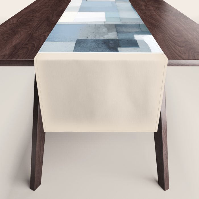 Soft Blue Forms III Table Runner Gallery Image 1