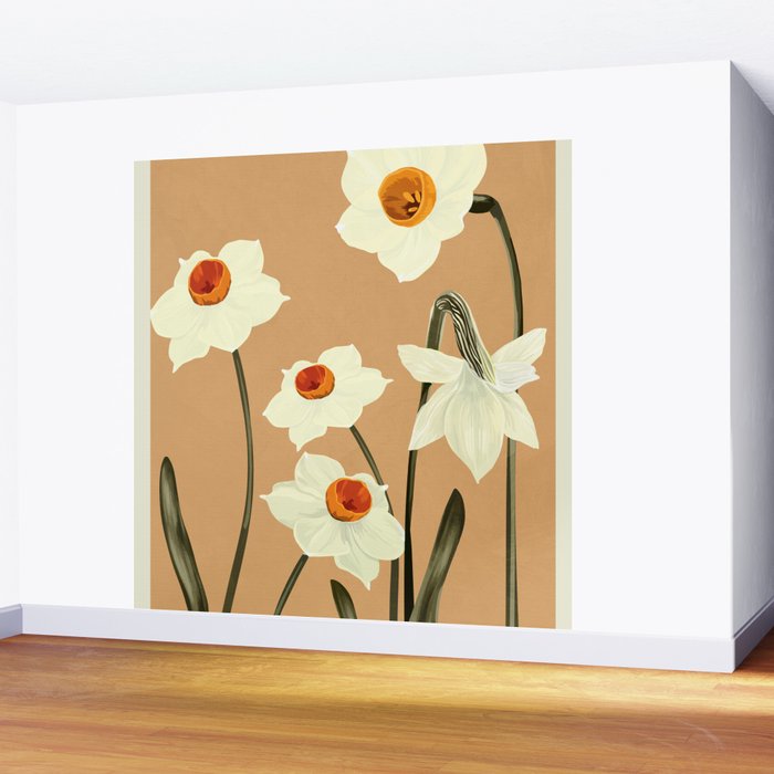 Beautiful Summer flowers II Wall Mural Gallery Image 2