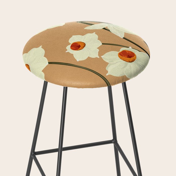 Beautiful Summer flowers II Stool Gallery Image 2