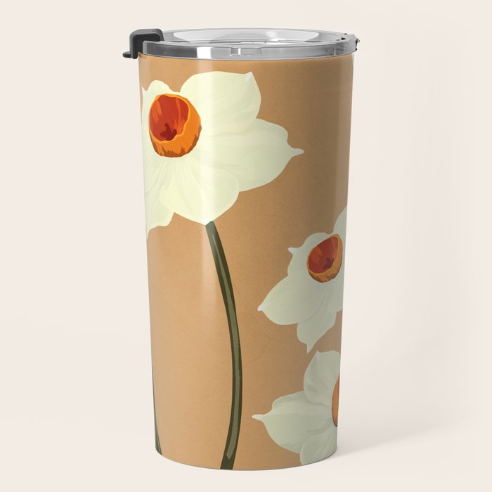 Beautiful Summer flowers II Travel Mug Gallery Image 3