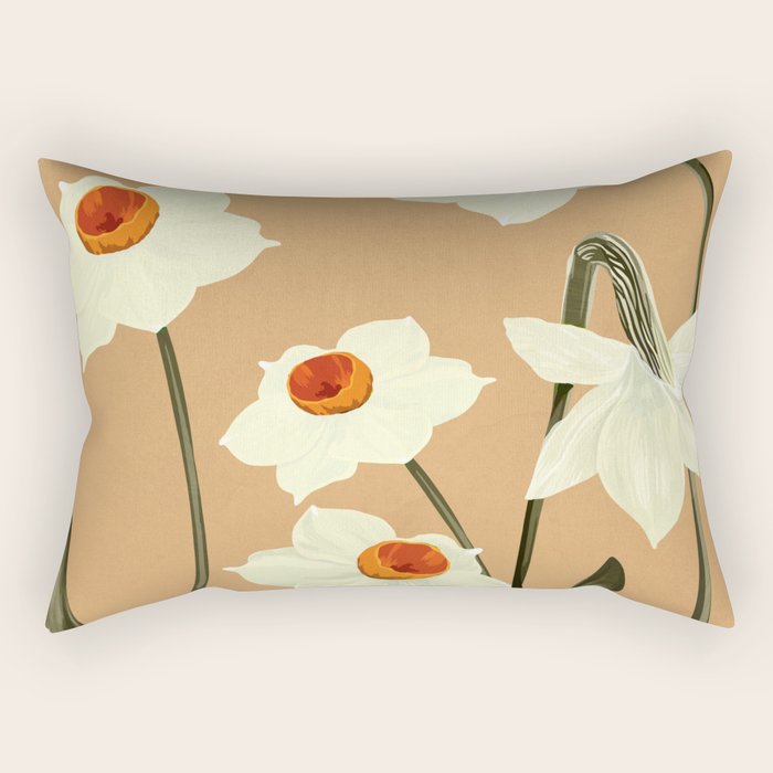 Beautiful Summer flowers II Rectangular Pillow Gallery Image 2