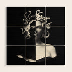 Positive-negative Medusa Wood Wall Art Gallery Image 1