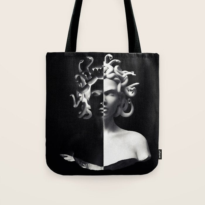 Positive-negative Medusa Tote Bag Gallery Image 1