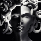 Positive-negative Medusa Coffee Mug Gallery Image 2