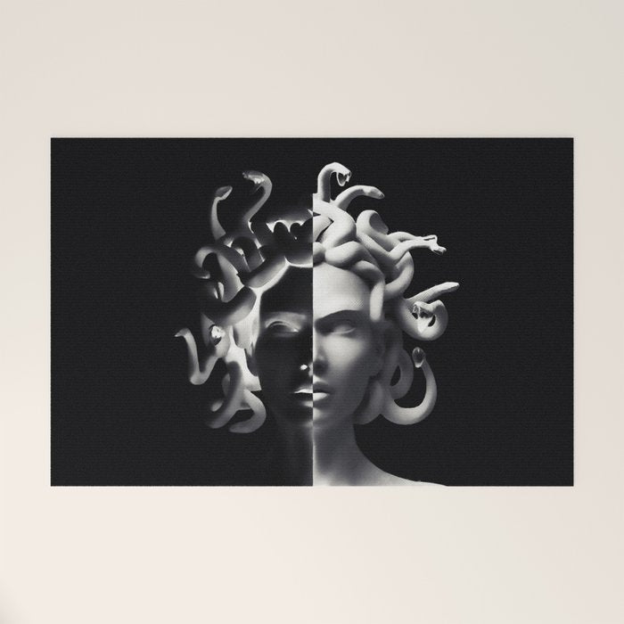 Positive-negative Medusa Welcome Mat Gallery Image 1