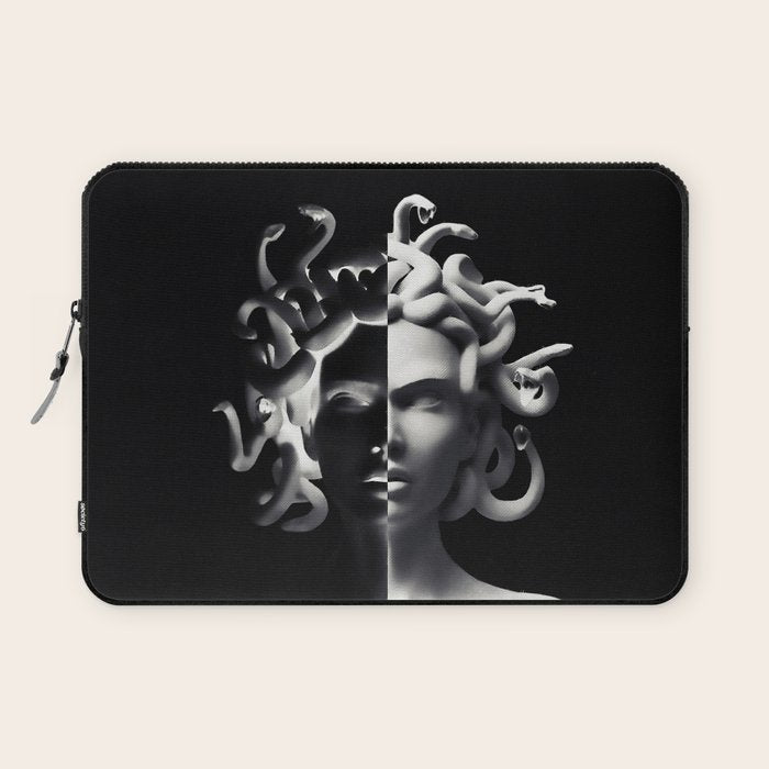 Positive-negative Medusa Laptop Sleeve Gallery Image 1