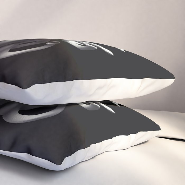 Positive-negative Medusa Pillow Sham Gallery Image 3