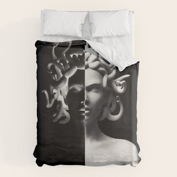 Positive-negative Medusa Duvet Cover Gallery Image 6