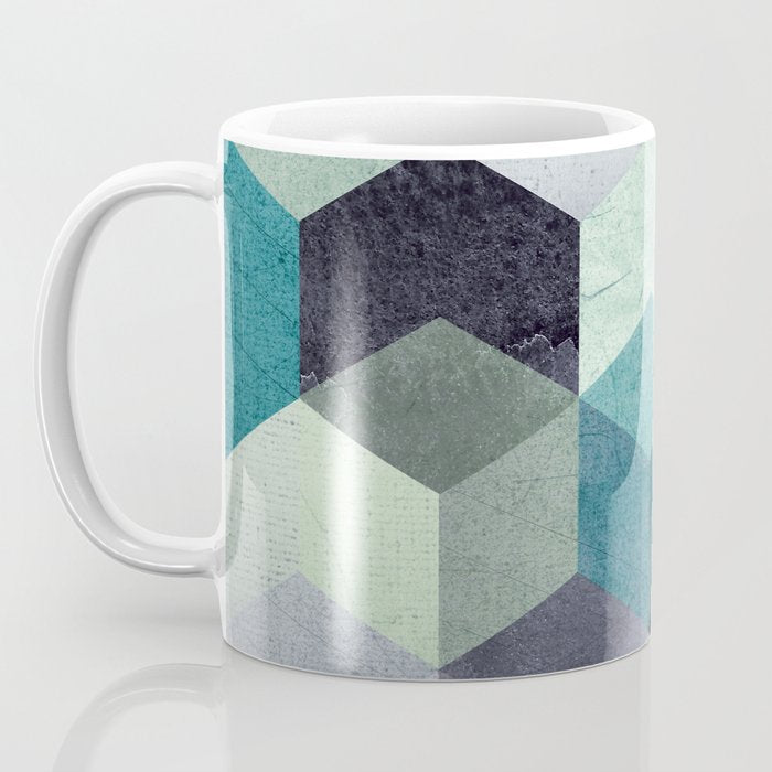 ABSTRACT GEOMETRIC COMPOSITION III Coffee Mug Gallery Image 3