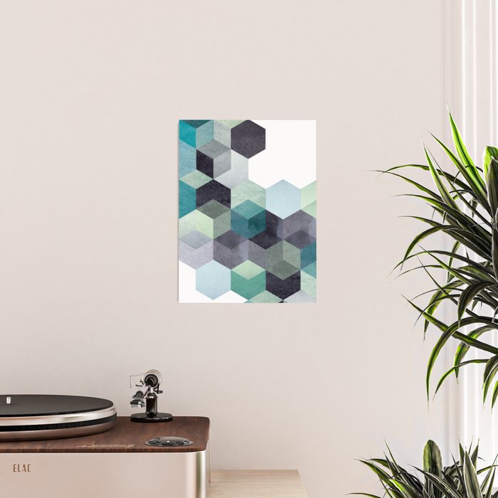 ABSTRACT GEOMETRIC COMPOSITION III Poster Gallery Image 2