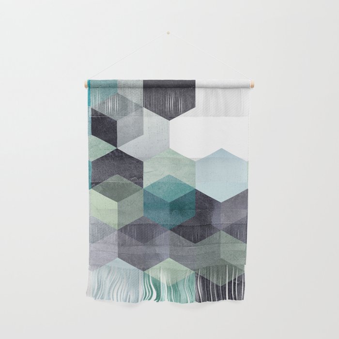 ABSTRACT GEOMETRIC COMPOSITION III Wall Hanging Gallery Image 1