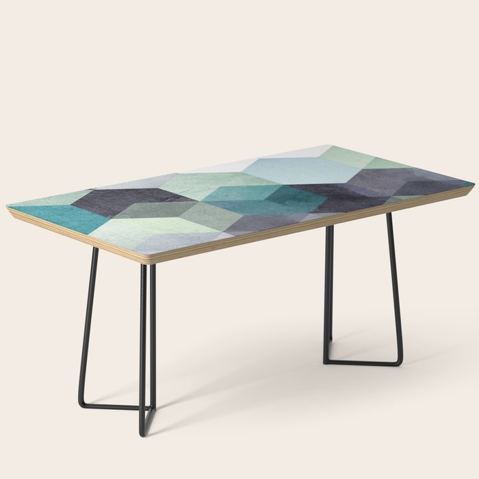 ABSTRACT GEOMETRIC COMPOSITION III Coffee Table Gallery Image 1