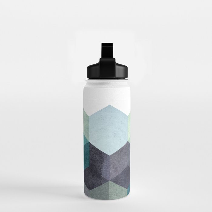 ABSTRACT GEOMETRIC COMPOSITION III Water Bottle Gallery Image 2