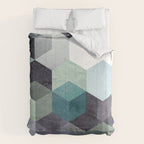 ABSTRACT GEOMETRIC COMPOSITION III Comforter Gallery Image 6