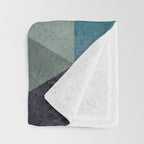 ABSTRACT GEOMETRIC COMPOSITION III Throw Blanket Gallery Image 3