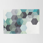 ABSTRACT GEOMETRIC COMPOSITION III Rug Gallery Image 2