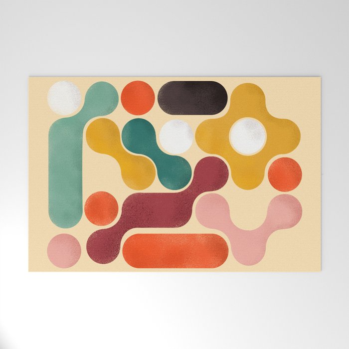 Color pops - mid century style  Welcome Mat Gallery Image 1