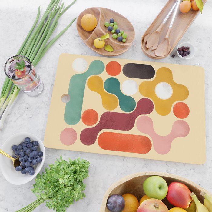 Color pops - mid century style  Cutting Board Gallery Image 2