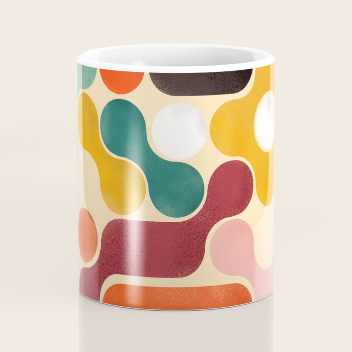 Color pops - mid century style  Coffee Mug Gallery Image 4