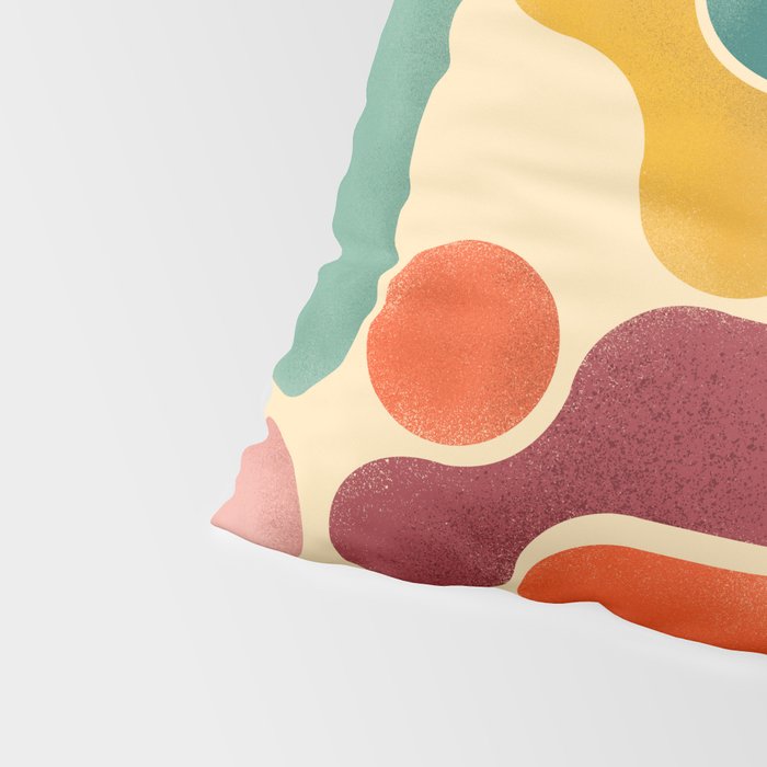 Color pops - mid century style  Pillow Sham Gallery Image 4