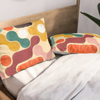 Color pops - mid century style  Pillow Sham Gallery Image 2