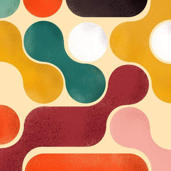 Color pops - mid century style  Coffee Mug Gallery Image 2