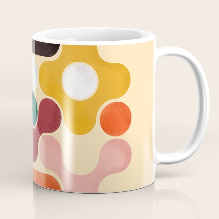 Color pops - mid century style  Coffee Mug Gallery Image 1