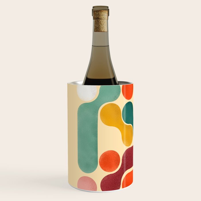 Color pops - mid century style  Wine Chiller Gallery Image 2