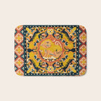 Shigatse Khagangma  Antique Tibetan Seat Mat Print Bath Mat Gallery Image 1