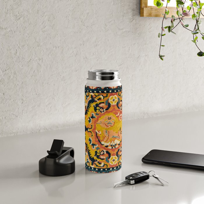Shigatse Khagangma  Antique Tibetan Seat Mat Print Water Bottle Gallery Image 4