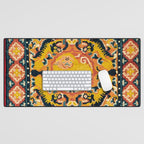 Shigatse Khagangma  Antique Tibetan Seat Mat Print Desk Mat Gallery Image 1