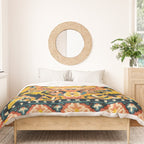 Shigatse Khagangma  Antique Tibetan Seat Mat Print Duvet Cover Gallery Image 3