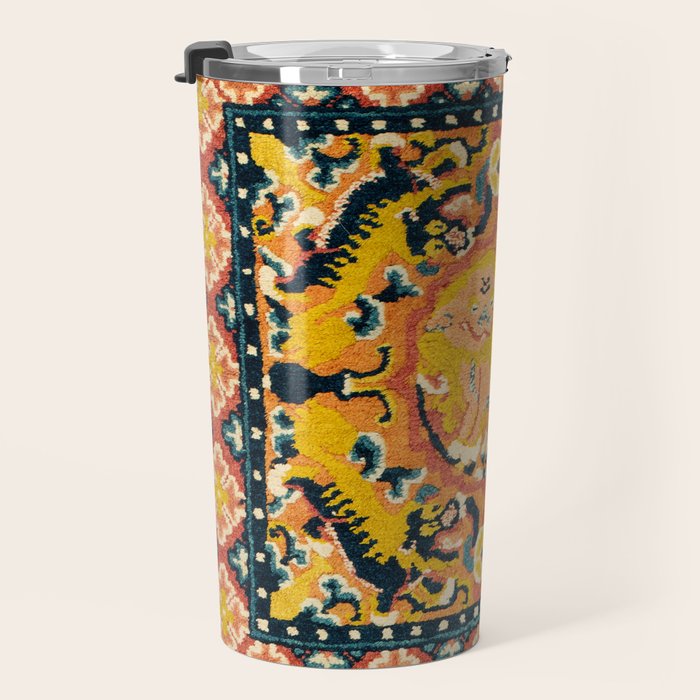 Shigatse Khagangma  Antique Tibetan Seat Mat Print Travel Mug Gallery Image 3