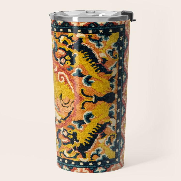 Shigatse Khagangma  Antique Tibetan Seat Mat Print Travel Mug Gallery Image 2