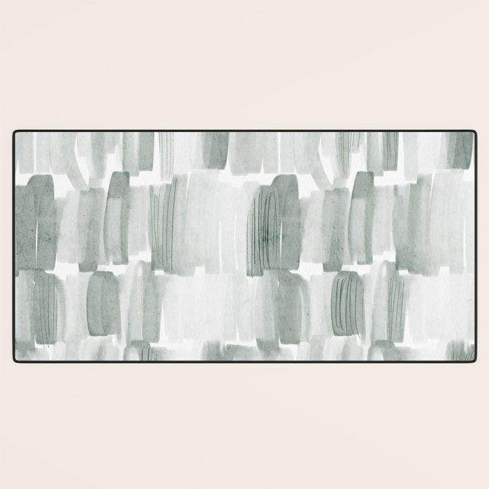 Watercolor River Desk Mat Gallery Image 3