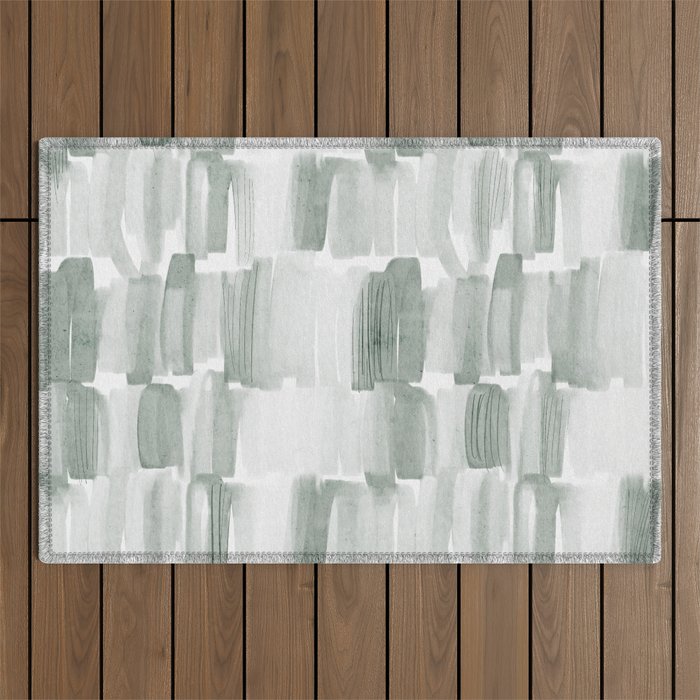 Watercolor River Outdoor Rug Gallery Image 1