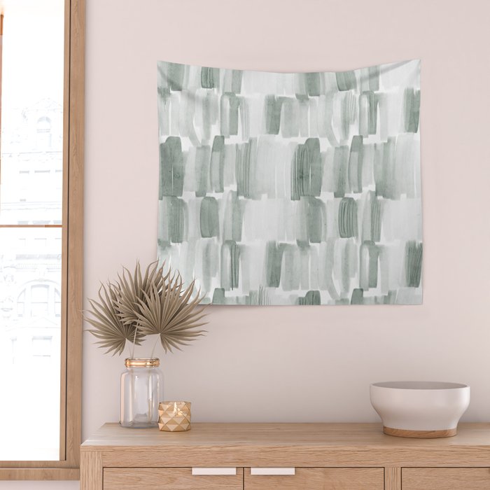 Watercolor River Wall Tapestry Gallery Image 2