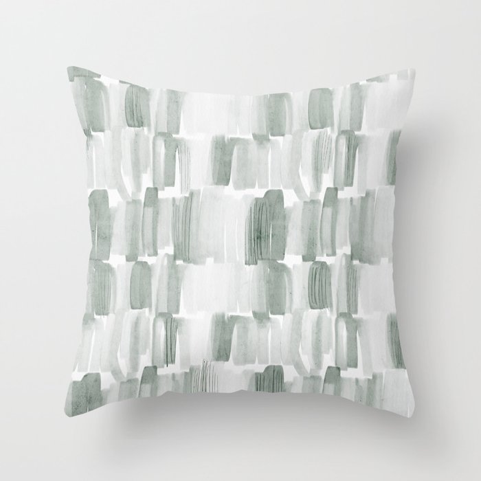 Watercolor River Throw Pillow Gallery Image 6