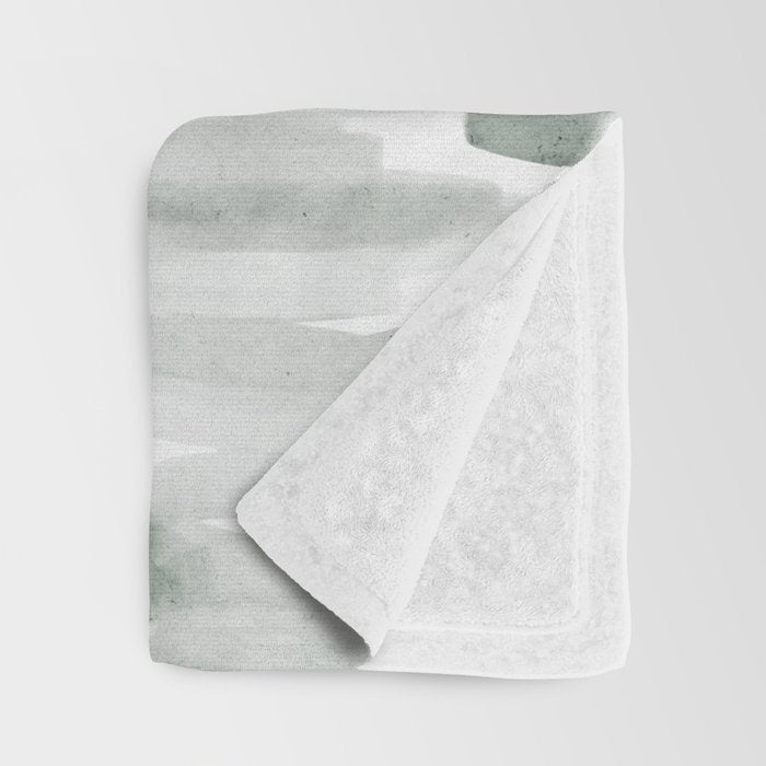 Watercolor River Throw Blanket Gallery Image 3