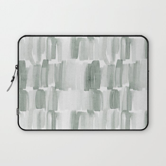 Watercolor River Laptop Sleeve Gallery Image 1